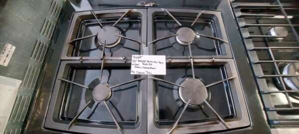 30" Blk/Stainless Steel Jenn-Air Slide-In Duel Fuel Gas Range w/Convection and Self Clean - Image 2