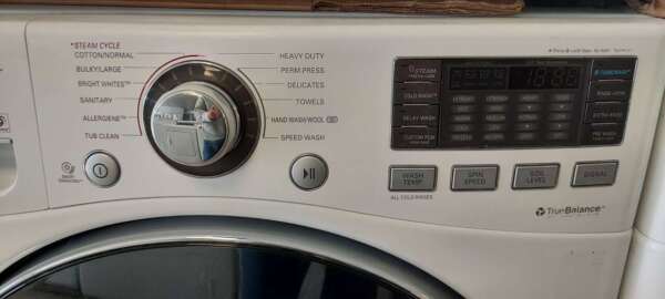 LG Front Load Steam Washer & Steam Gas Dryer Set - Image 2