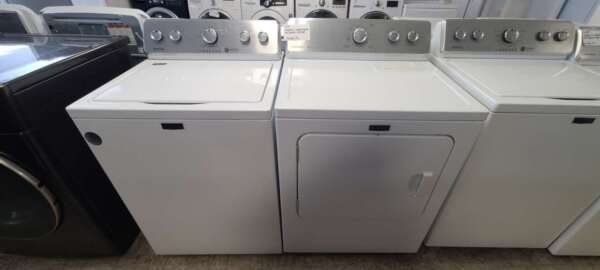 Maytag Commercial Technology Top Load Washer/Electric Dryer Set