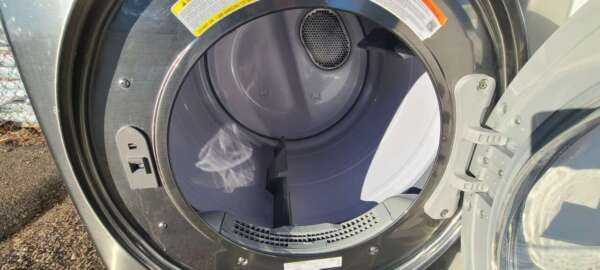 Gray Samsung Electric Dryer w/Steam - Image 3