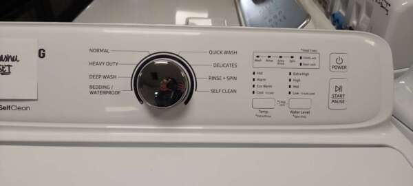 Samsung Top Load Washer Electric Dryer Set - Image 2