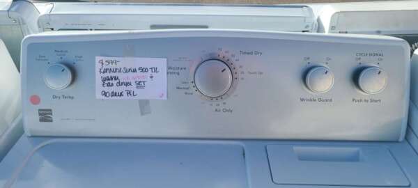 Kenmore 500 Series Top Load Washer & Gas Dryer Set - Image 4