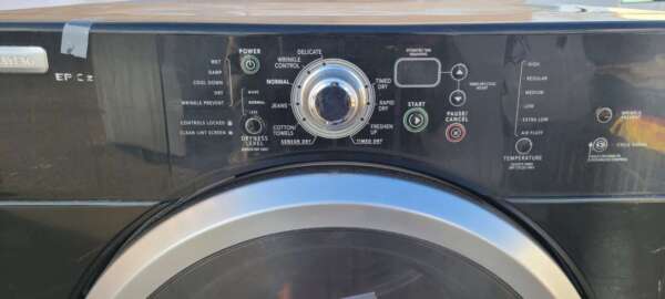 Black Maytag Epic Z Electric Dryer - Image 2