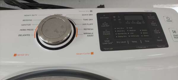 Samsung Front Load Washer Electric Dryer Set w/ Steam - Image 4