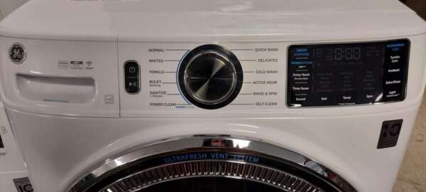 GE Front Load Powersteam Washer w/ Ultra Fresh Vent, Sanitize & Allergen - Image 2