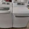 LG Top Load Washer & Electric Dryer Set