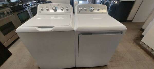GE Top Load Washer Gas Dryer Set