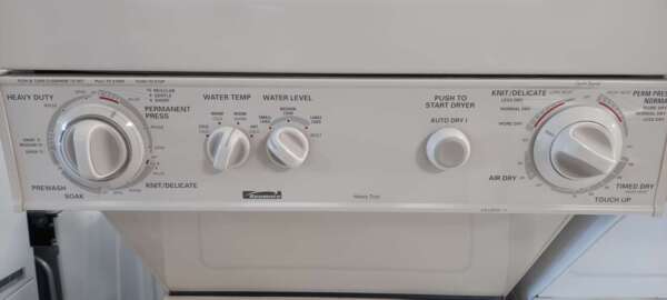 24" Bisque Kenmore Electric Laundry Center - Image 2