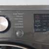 Black Steel LG Thin Q Front Load Washer w/Steam, Sanitary, & Allergiene - Image 2