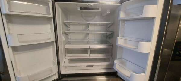 20 cu ft Stainless Steel Jenn-Air Counter Depth French Door Refrigerator w/Ice Maker and Water - Image 2