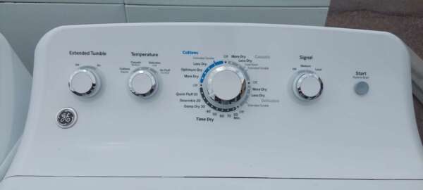 GE Top Load Washer and Gas Dryer Set - Image 4