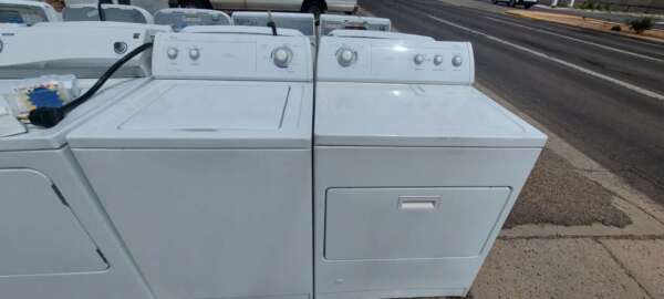 Whirlpool Top Load Washer Electric Dryer Set - Commercial Quality