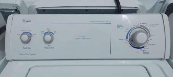 Whirlpool Top Load Washer Electric Dryer Set - Commercial Quality - Image 2