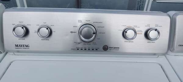 Maytag Top Load Washer (w/agitator) & Electric Centennial Dryer Set - Image 2