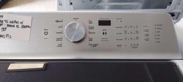 Maytag Top Load Washer (w/agitator) & Electric Bravos XL Dryer Set - Image 2
