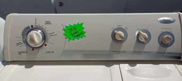 Bisque Whirlpool Electric Dryer - Image 2