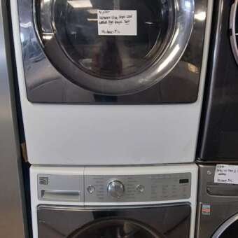 Kenmore Elite Front Load Steam Washer & Steam Gas Dryer Set
