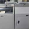 Maytag Top Load Washer (w/agitator) & Electric Bravos XL Dryer Set