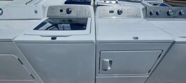 Maytag Bravos X Top Load Washer & Electric Dryer Set