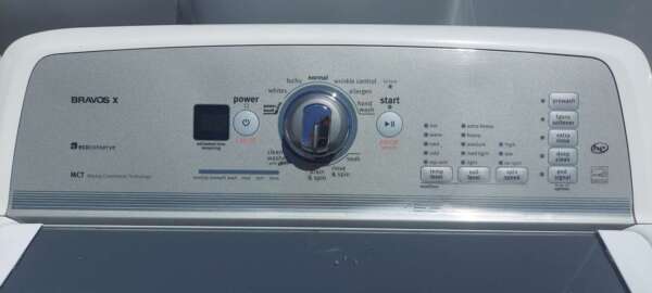 Maytag Bravos X Top Load Washer & Electric Dryer Set - Image 2