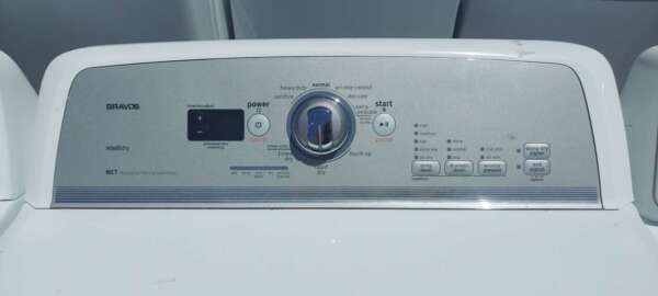 Maytag Bravos X Top Load Washer & Electric Dryer Set - Image 4