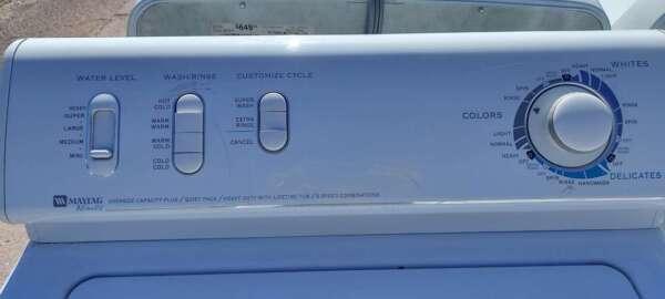 Maytag Atlantis Top Load Washer & Gas Dryer Set Heavy Duty - Image 2