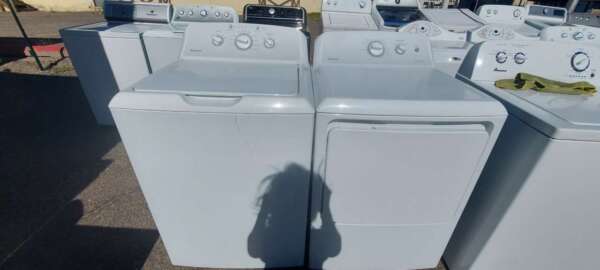 Hotpoint (by GE) Top Load Washer & Gas Dryer Set