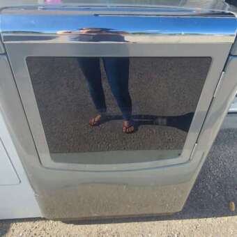 Gray Whirlpool Cabrio Platinum Steam Electric Dryer
