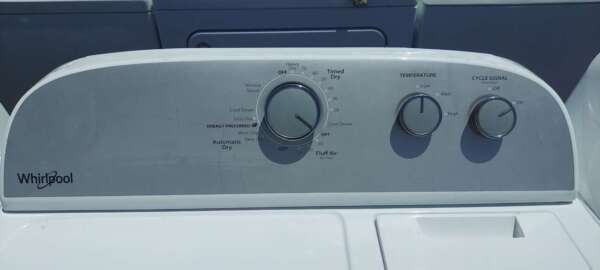 Whirlpool Top Load Washer & Electric Dryer Set - Image 4