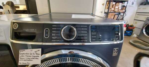 Sapphire Blue GE Front Load Washer - Image 3