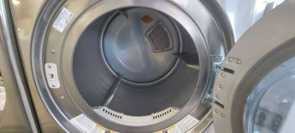 Graphite Steel LG Front Load Washer/turbo wash(MINI WASHER IN PEDESTAL) & Electric Dryer Set w/Steam & Pedestals - Image 8