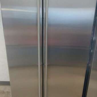 22 cu ft Jenn-Air Stainless Steel Side by Side Refrigerator w/Ice Maker only - counter depth