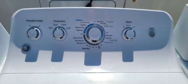 GE Top Load Washer and Electric Dryer - Image 2