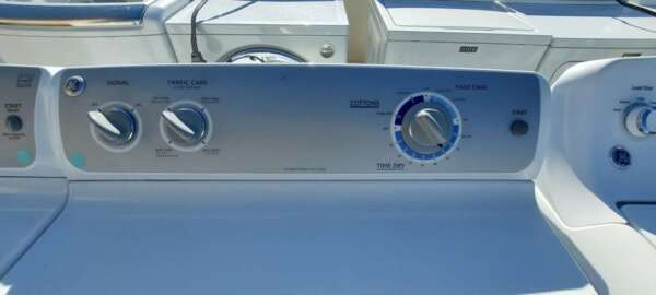 GE Top Load Washer and Electric Dryer Set - Image 6