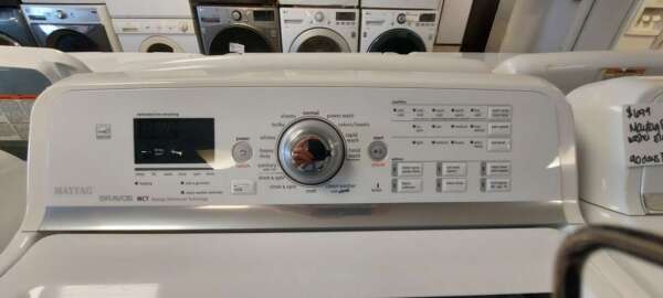Maytag Bravos Top Load Washer/Electric Steam Dryer Set - Image 2