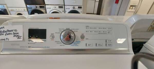 Maytag Bravos Top Load Washer/Electric Steam Dryer Set - Image 5