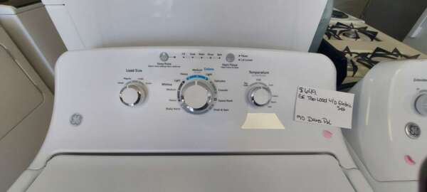 GE Top Load Washer/ Electric Dryer Set - Image 2