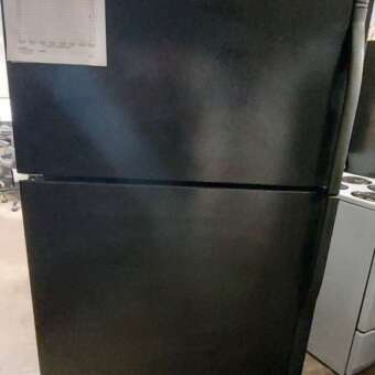 22 cu ft Black Kenmore Top Mount Freezer Refrigerator w/Ice Maker