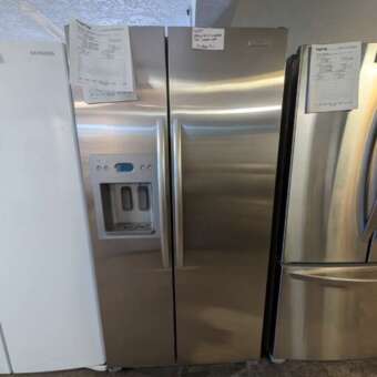 25 Cu Ft Stainless Steel KitchenAid Side-by-side Refrigerator