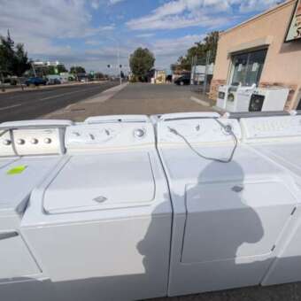 Maytag Atlantis Top Load Washer & Gas Dryer Set