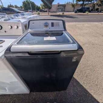 ** SALE** Gray GE Top Load Washer Without an Agitator and With deep fill