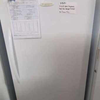 14 Cu Ft White Frigidaire Frost Free Upright Freezer