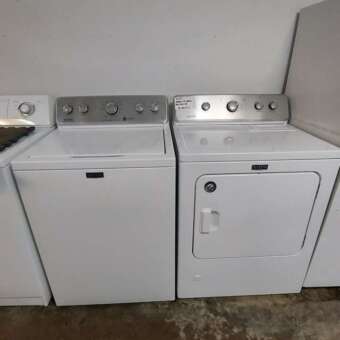 Maytag Top Load Washer W/ Agitator Gas Dryer Set