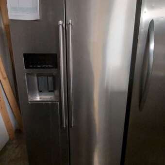 25 Cu Ft Stainless Steel KitchenAid Side-by-Side