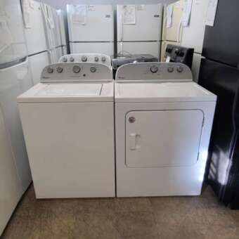 Whirlpool Top Load Washer Electric Dryer Set