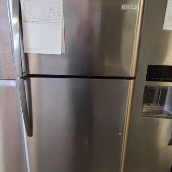 20 cu ft Stainless Steel Frigidaire Top Mount Freezer Refrigerator
