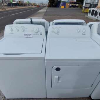 Whirlpool Top Load Washer Electric Dryer Set