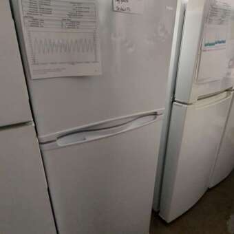10 Cu Ft White Haier Top Mount Refrigerator-**Sold as is Cosmetically**