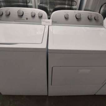 Whirlpool Top Load Washer/Electric Dryer Set