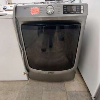 Gray Maytag Steam Electric Dryer
